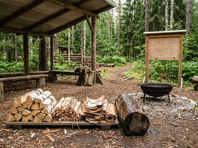 Дрова для школы выживания и туризма в Родниках